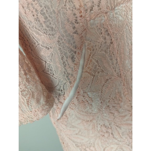 Maeve Anthropologie Lefkara blush pink lace dress - Picture 7 of 11